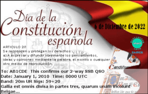 “DÍA DE LA CONSTITUCIÓN ESPAÑOLA 2022”