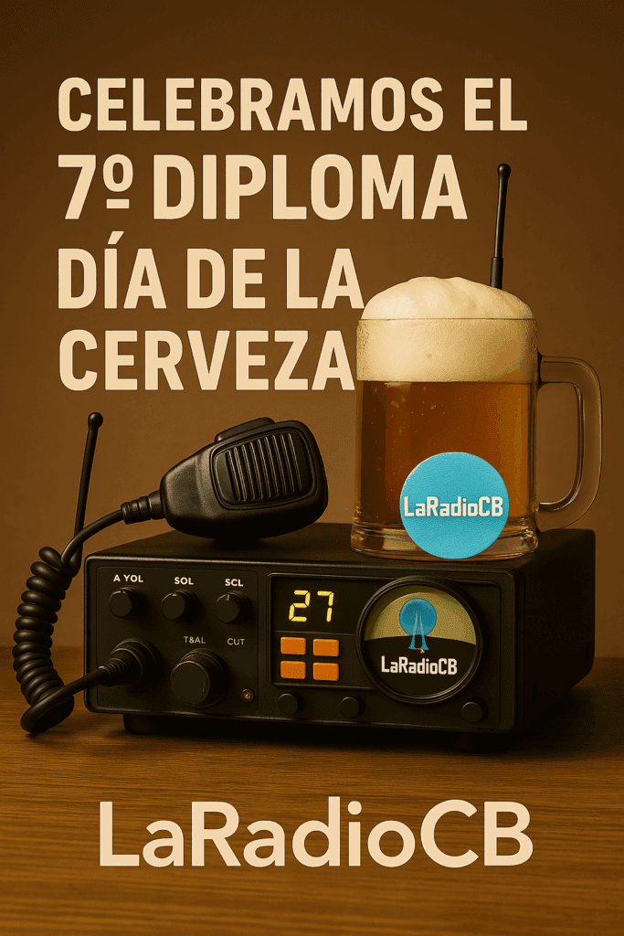 Cartel oficial del 7º Diploma Día de la Cerveza con LaRadioCB