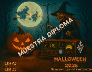 Diploma Especial Halloween 2025 en CB27MHz